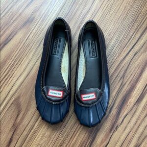 Hunter Rubber Waterproof Flats Women